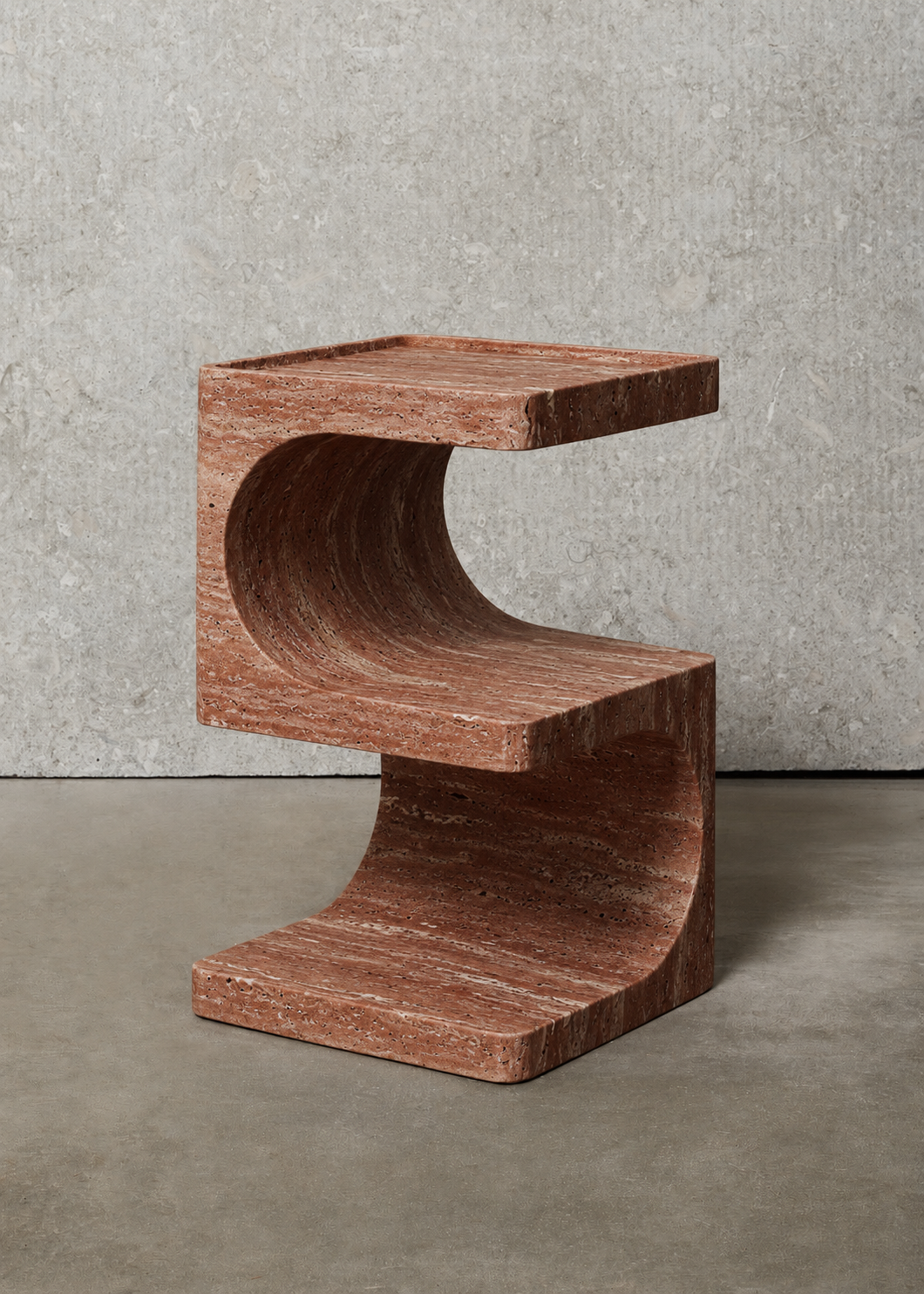 RED TRAVERTINE STALIUKAS FOLD