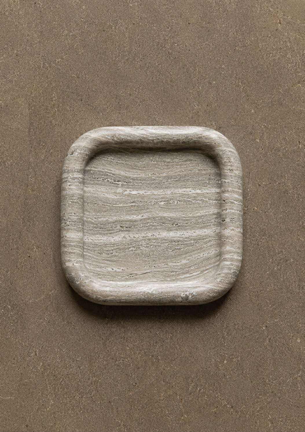 SILVER TRAVERTINE PADĖKLIUKAS FRAME