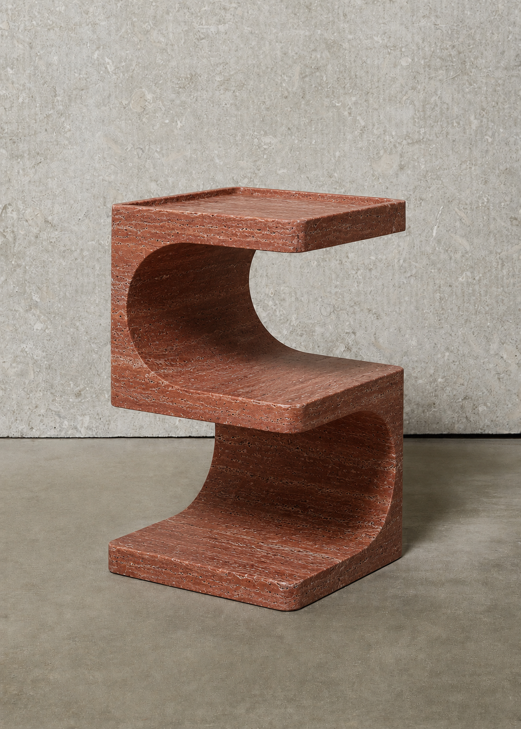RED TRAVERTINE STALIUKAS FOLD